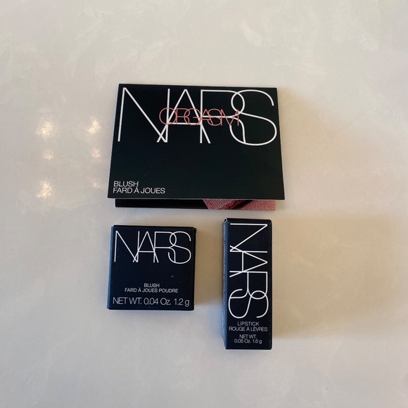 NARS Travel Size Blush (Orgasm X) and Lipstick (Rosecliff) - NWT - Picture 1 of 4
